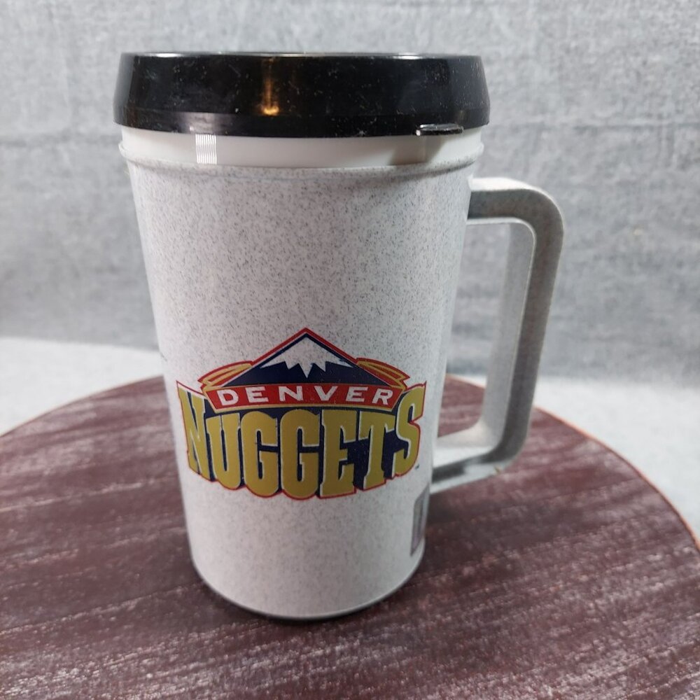 Denver Nuggets NBA Licensed Travel Mug With Handle & Lid  Super Thermo USA